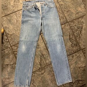 Levi's Light Blue Straight Jeans